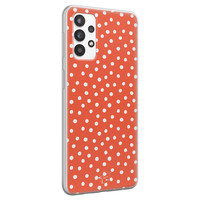 Telefoonhoesje Store Samsung Galaxy A32 4G siliconen hoesje - Orange dots
