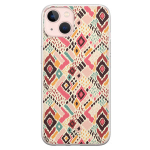 Telefoonhoesje Store iPhone 13 siliconen hoesje - Boho vibes