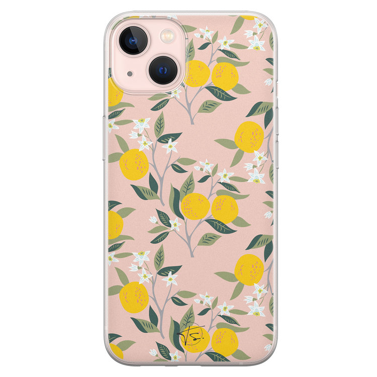 Telefoonhoesje Store iPhone 13 siliconen hoesje - Citroenen