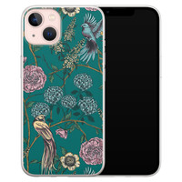 Telefoonhoesje Store iPhone 13 siliconen hoesje - Bloomy birds