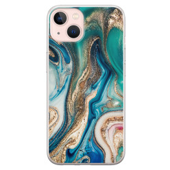 Telefoonhoesje Store iPhone 13 siliconen hoesje - Magic marble