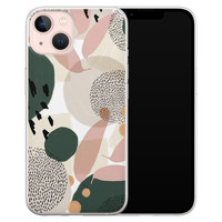 Leuke Telefoonhoesjes iPhone 13 siliconen hoesje - Abstract print