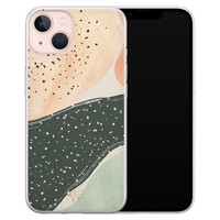 Telefoonhoesje Store iPhone 13 siliconen hoesje - Abstract peach