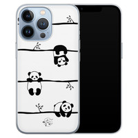 Telefoonhoesje Store iPhone 13 Pro siliconen hoesje - Panda