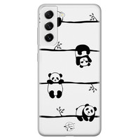 Telefoonhoesje Store Samsung Galaxy S21 FE siliconen hoesje - Panda