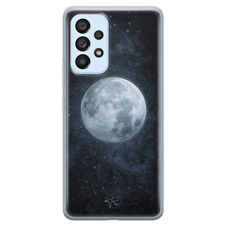 Telefoonhoesje Store Samsung Galaxy A53 siliconen hoesje - Maan