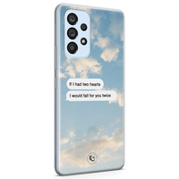 ELLECHIQ Samsung Galaxy A53 siliconen hoesje - Love quote