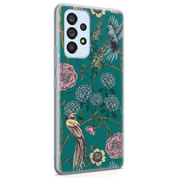 Telefoonhoesje Store Samsung Galaxy A53 siliconen hoesje - Bloomy birds