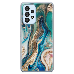 Telefoonhoesje Store Samsung Galaxy A53 siliconen hoesje - Magic marble