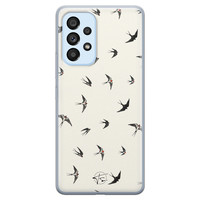 Telefoonhoesje Store Samsung Galaxy A53 siliconen hoesje - Freedom birds