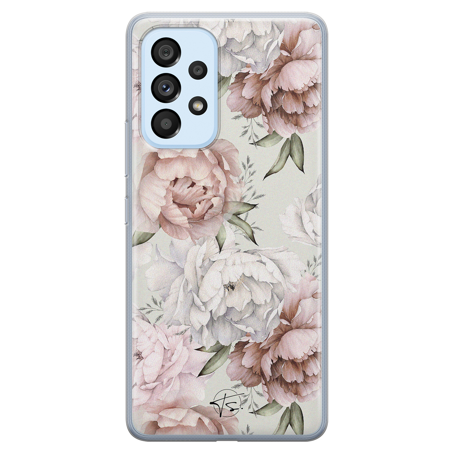 Telefoonhoesje Store Samsung Galaxy A53 siliconen hoesje - Classy flowers