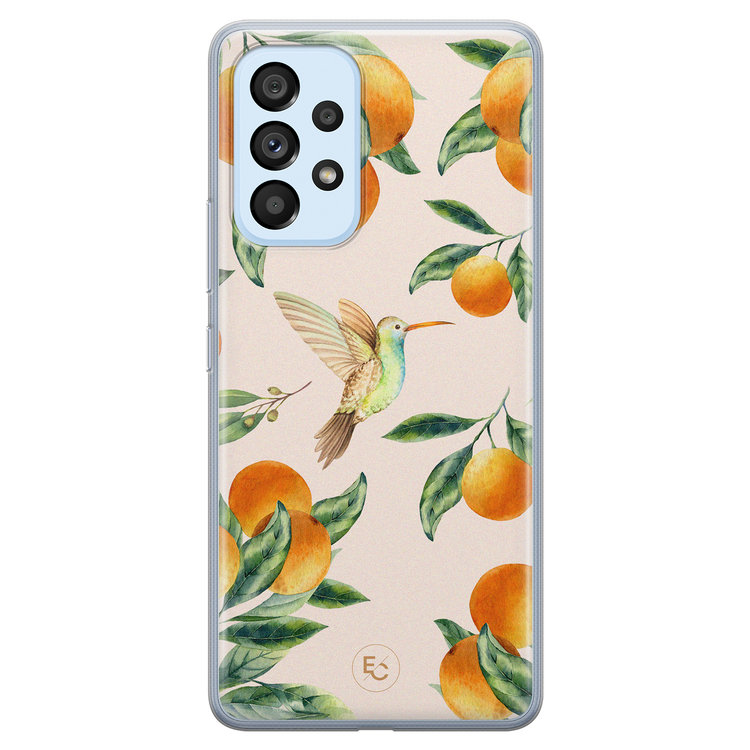 ELLECHIQ Samsung Galaxy A53 siliconen hoesje - Tropical Lemonade
