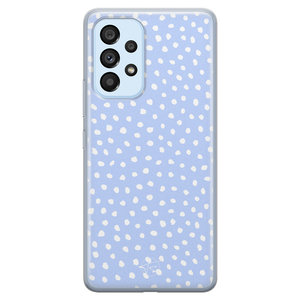 Telefoonhoesje Store Samsung Galaxy A53 siliconen hoesje - Purple dots