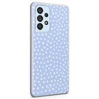 Telefoonhoesje Store Samsung Galaxy A53 siliconen hoesje - Purple dots