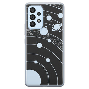 Telefoonhoesje Store Samsung Galaxy A53 siliconen hoesje - Universe space