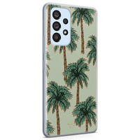 Telefoonhoesje Store Samsung Galaxy A53 siliconen hoesje - Palmbomen