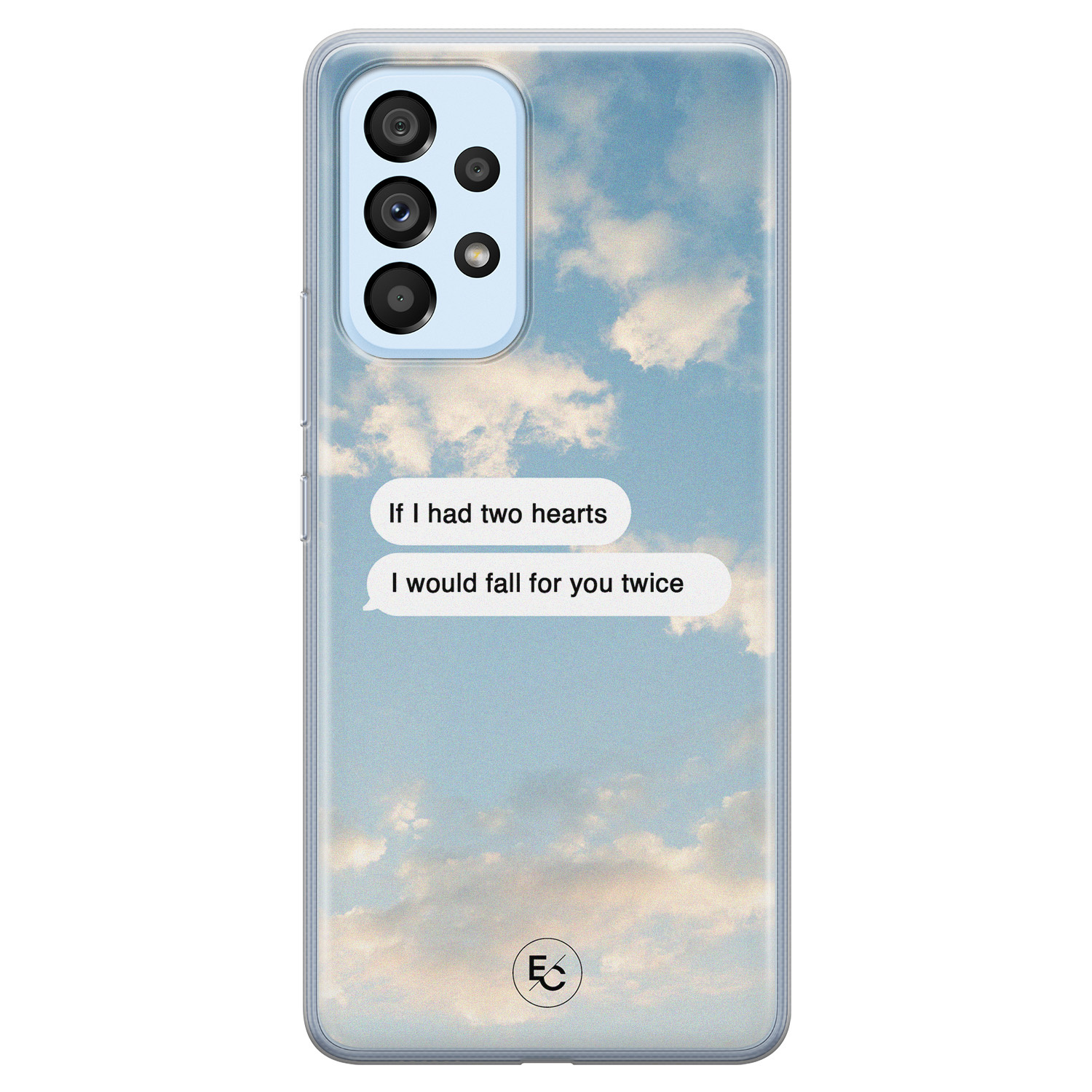 ELLECHIQ Samsung Galaxy A33 siliconen hoesje - Love quote