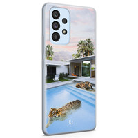 ELLECHIQ Samsung Galaxy A33 siliconen hoesje - Tiger pool
