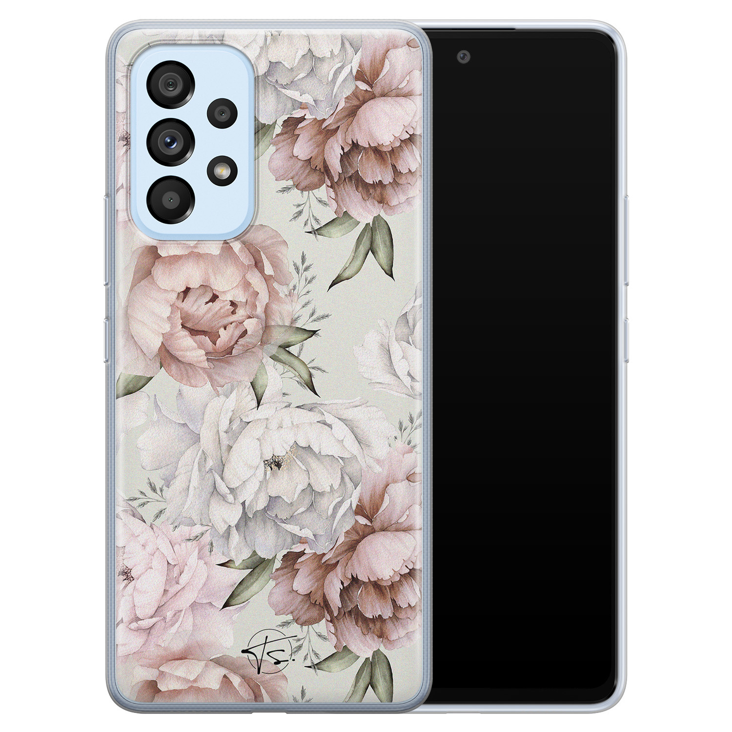 Telefoonhoesje Store Samsung Galaxy A33 siliconen hoesje - Classy flowers