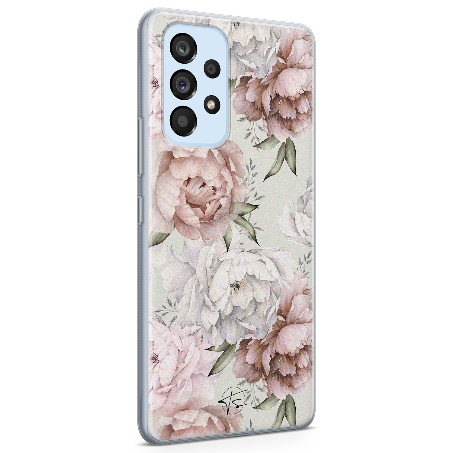 Telefoonhoesje Store Samsung Galaxy A33 siliconen hoesje - Classy flowers