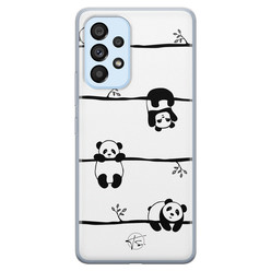 Telefoonhoesje Store Samsung Galaxy A33 siliconen hoesje - Panda