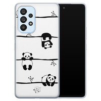 Telefoonhoesje Store Samsung Galaxy A33 siliconen hoesje - Panda