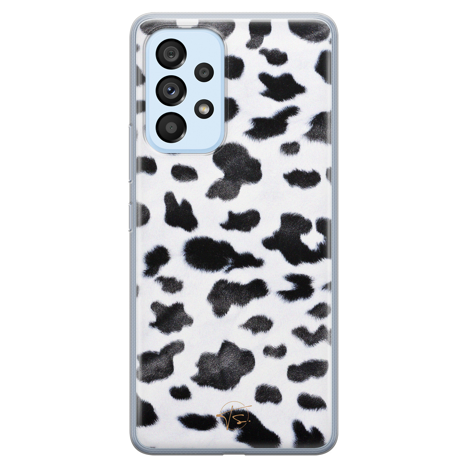 Telefoonhoesje Store Samsung Galaxy A33 siliconen hoesje - Koeienprint