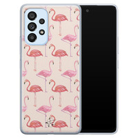 Telefoonhoesje Store Samsung Galaxy A33 siliconen hoesje - Flamingo