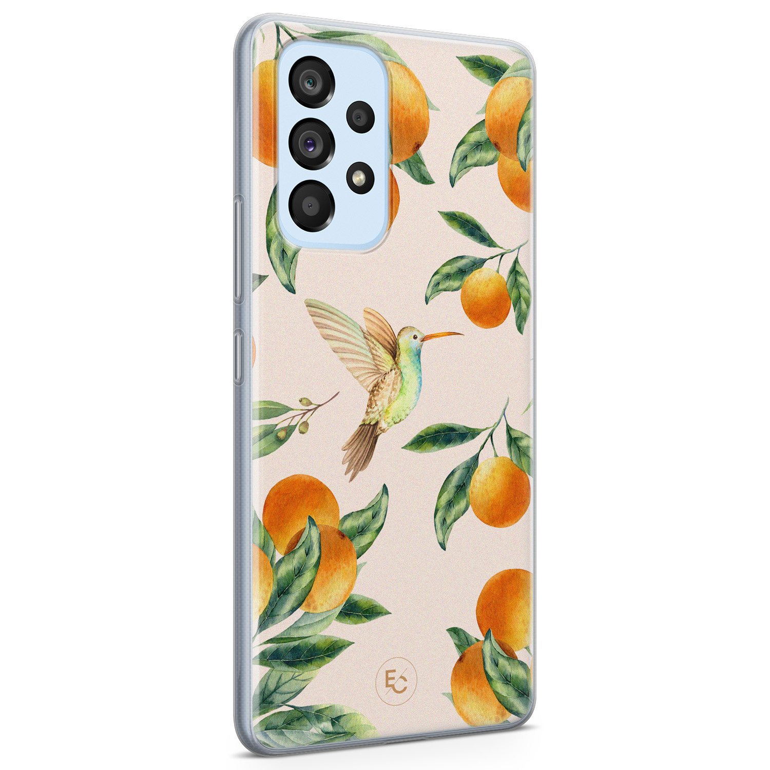 ELLECHIQ Samsung Galaxy A33 siliconen hoesje - Tropical Lemonade