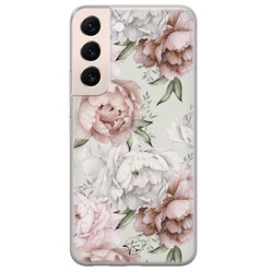 Telefoonhoesje Store Samsung Galaxy S22 siliconen hoesje - Classy flowers