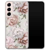 Telefoonhoesje Store Samsung Galaxy S22 siliconen hoesje - Classy flowers