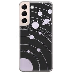 Telefoonhoesje Store Samsung Galaxy S22 Plus hoesje siliconen - Universe space