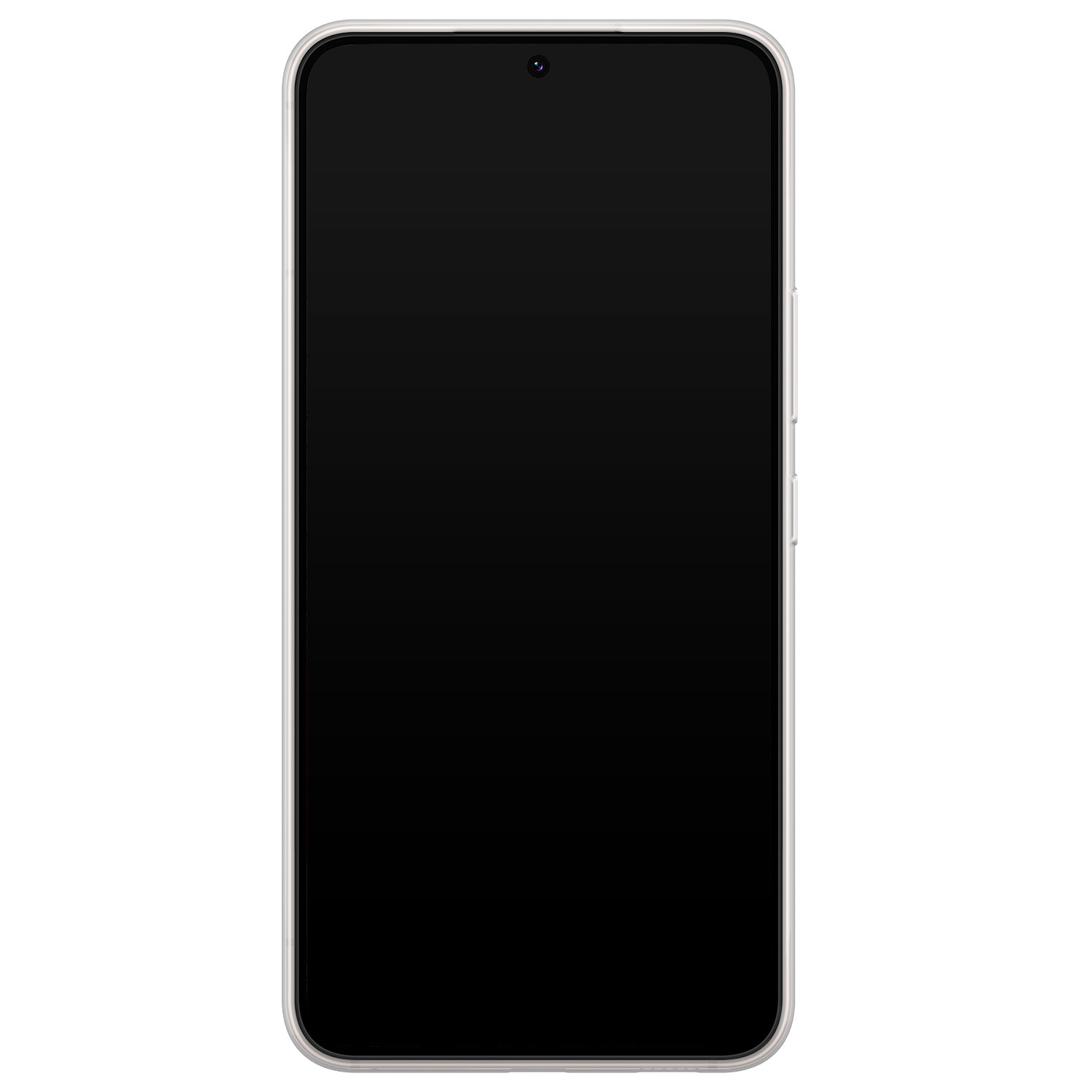 Telefoonhoesje Store Samsung Galaxy S22 Plus hoesje siliconen - Abstract peach