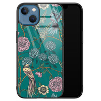 Telefoonhoesje Store iPhone 13 hoesje glas - Bloomy birds