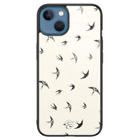 Telefoonhoesje Store iPhone 13 hoesje glas - Freedom birds