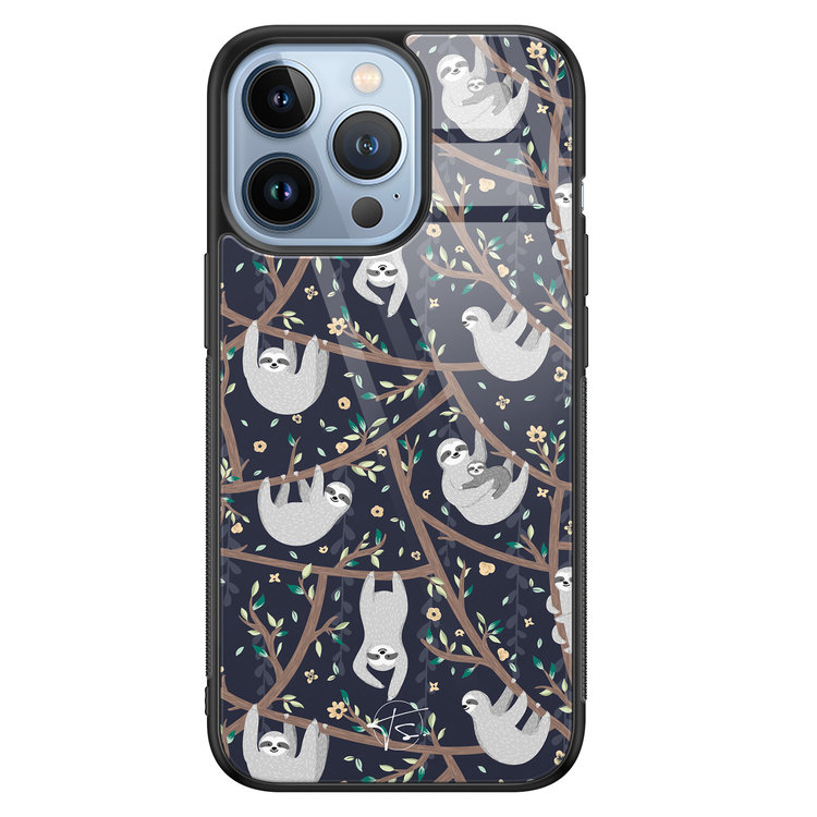 Telefoonhoesje Store iPhone 13 Pro hoesje glas - Luiaard