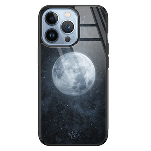 Telefoonhoesje Store iPhone 13 Pro hoesje glas - Maan