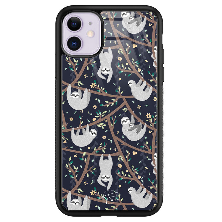 Telefoonhoesje Store iPhone 11 hoesje glas - Luiaard