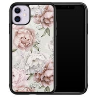 Telefoonhoesje Store iPhone 11 hoesje glas - Classy flowers