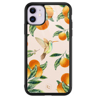 ELLECHIQ iPhone 11 hoesje glas - Tropical Lemonade