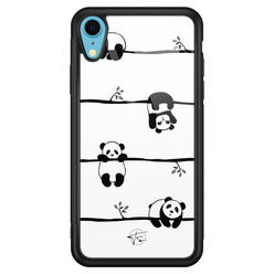Telefoonhoesje Store iPhone XR hoesje glas - Panda