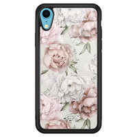 Telefoonhoesje Store iPhone XR hoesje glas - Classy flowers