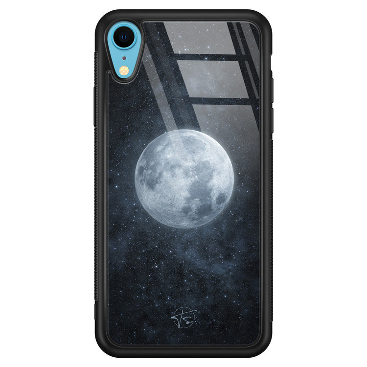 Telefoonhoesje Store iPhone XR hoesje glas - Maan