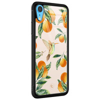 ELLECHIQ iPhone XR hoesje glas - Tropical Lemonade