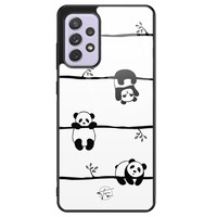 Telefoonhoesje Store Samsung Galaxy A52 / a52s hoesje glas - Panda