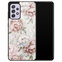 Telefoonhoesje Store Samsung Galaxy A52 / a52s hoesje glas - Classy flowers