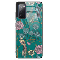 Telefoonhoesje Store Samsung Galaxy S20 FE hoesje glas - Bloomy birds