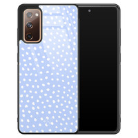 Telefoonhoesje Store Samsung Galaxy S20 FE hoesje glas - Purple dots