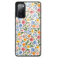 Telefoonhoesje Store Samsung Galaxy S20 FE hoesje glas - Classy flowers