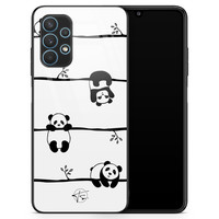 Telefoonhoesje Store Samsung Galaxy A32 4G hoesje glas - Panda